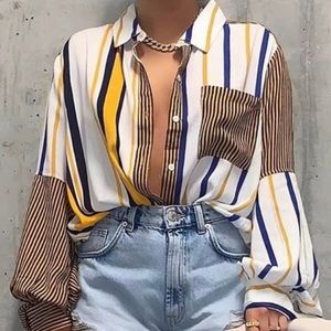 Blouse button up NWOT